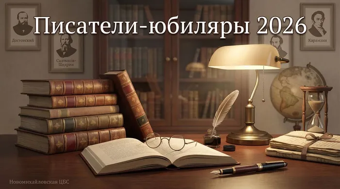 Писатели-юбиляры 2026