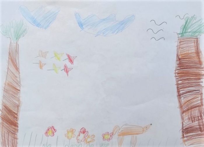 Беришвили Ия, 6 лет, П. Джубга Туапсинский район - рисунок