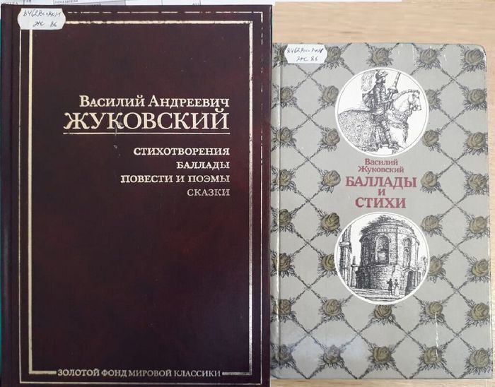 книги Жуковского в фонде